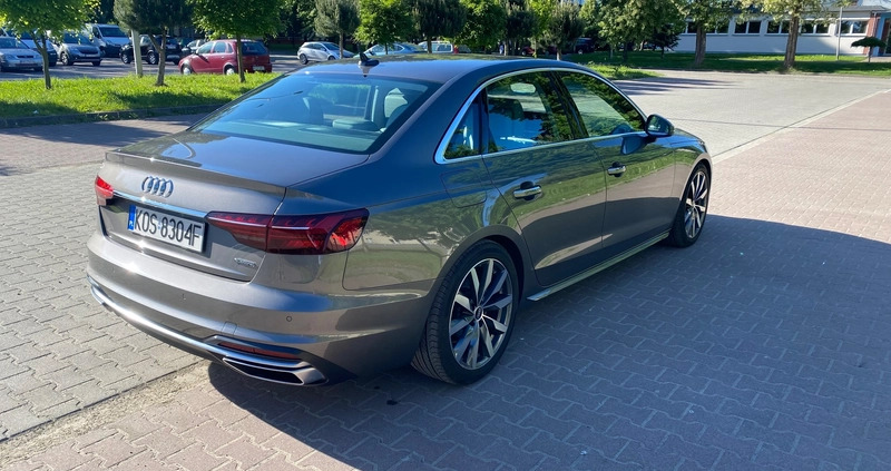 Audi A4 cena 159000 przebieg: 14000, rok produkcji 2022 z Zator małe 172